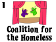 Puppet show at the Coalition for the Homeless 1