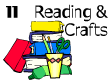 Reading and crafts at Mended Hearts 11