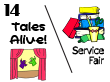 Puppet show at the Coalition for the Homeless; attending the Seminole State College Service Fair 14