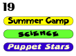 summer camp program at Camp Two Can; science club at Midway; Puppet Stars at Midway 19