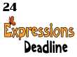 Expressions submission deadline 24