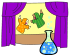 puppets and science experiments